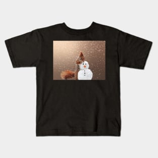 Snow Squirrel Kids T-Shirt